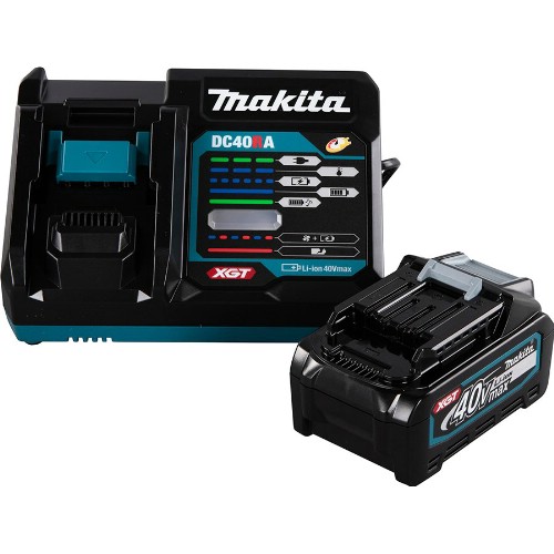 Laddare- och batteripaket MAKITA<br />1x 40 V 4,0 Ah Li-Ion