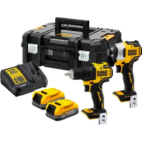 Kombipaket DEWALT DCK2062E2T 18 V Powerstack
