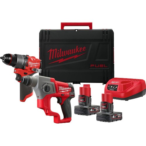 Kombipaket MILWAUKEE M12 FPP2F2-402X 12 V