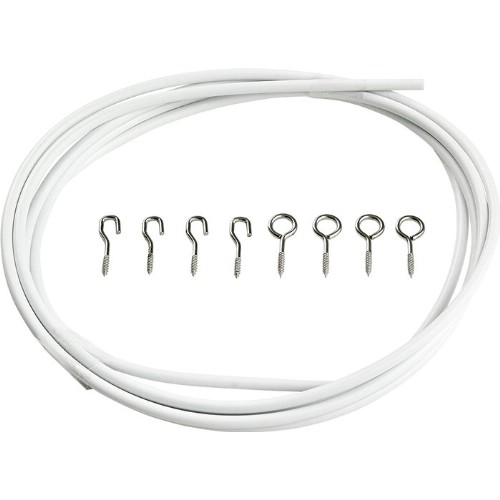 Gardinspiral HABO med krok och ögla