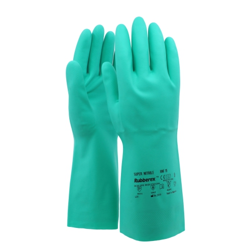 Kenskyddshandske RUBBEREX Super Nitrile 15