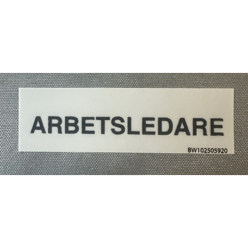 Specialtryck ARBETSLEDARE