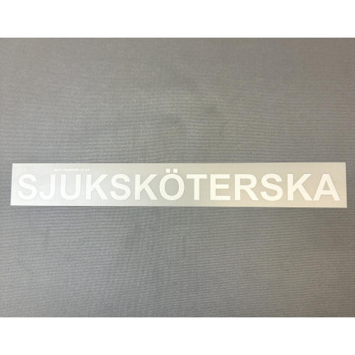 Specialtryck SJUKSKÖTERSKA