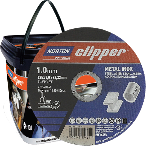 KAPSKIVA<br />NORTON CLIPPER Metall/Inox